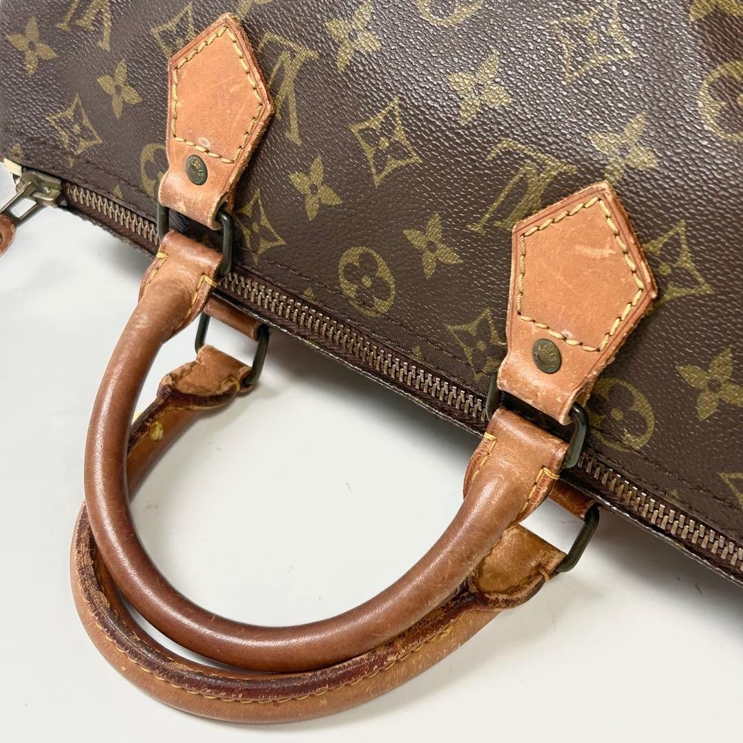 Louis Vuitton Monogram Speedy 30 Mini Boston Handbag Authentic thumbnail 4