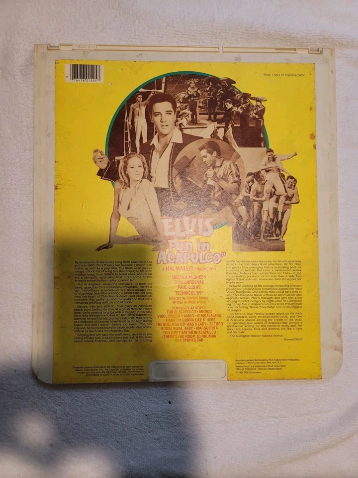 Elvis Presley in Fun in Acapulco RCA Laserdisc Foto 2 de 2