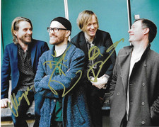 * REFUSED * signed 8x10 photo * DENNIS LYXZEN * FREEDOM * WAR MUSIC * COA *