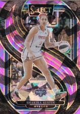 2025 WNBA Select Shakira Austin #197 Pink Ice Prizm Washington Mystics