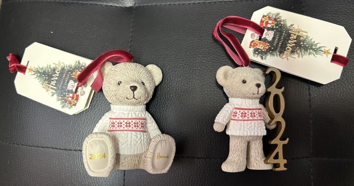 Harrods Resin Bears 2001 to 2024 + Benedict 2015-30th Anniversary
