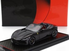 BBR-Models 1/43 Ferrari Roma Spider Open 2020 Nero Purosangue - Black BBRC282H