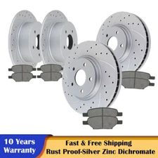 For Chevy Cobalt Malibu HHR Pontiac G6 Front Rear Brake Disc Rotors and Pads Kit