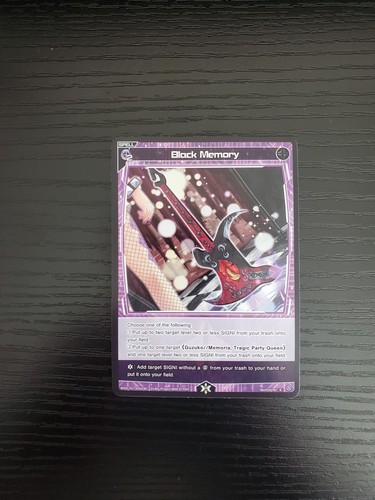 WIXOSS - Welcome Back Diva Lostorage - Black Memory - WXDi-P07-095[EN]