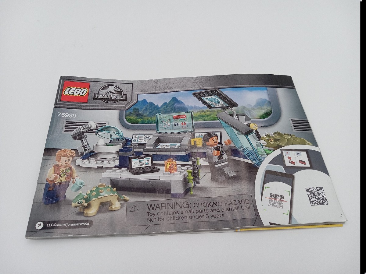 Lego Jurassic World 75939 Instruction Book