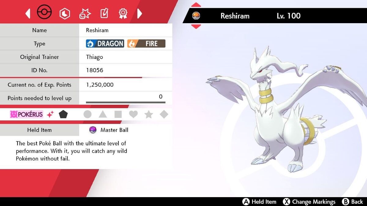 Shiny Kyurem, Reshiram and Zekrom for Pokemon Sword and Shield + 3  Masterballs