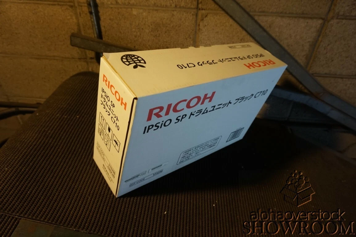 New Open Box Genuine OEM Ricoh 515296 Black Drum Unit IPSiO SP C710 eBay