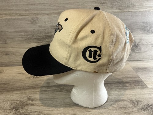 Cappello snapback vintage Mighty Ducks adulto KC berretti beige NXT CHPT logo pistole raro - Foto 10 di 16