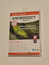 Webroot SecureAnywhere Internet Security - Full Version for Windows  Mac SEALED