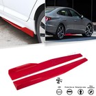 Set Side Skirt Rocker Splitters Winglet Wings Canard For Hyundai Elantra Genesis