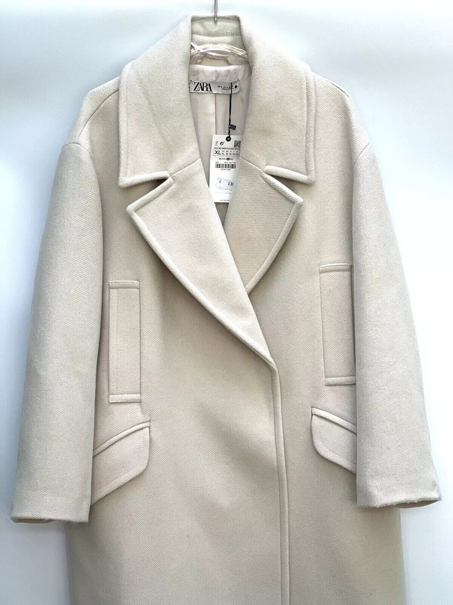 Zara Oversized Coat With Pockets Size XL Ref 2675/241 | eBay