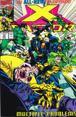 X-Factor (1986) #  73 (7.0-FVF) the All-New,All-Different 1991