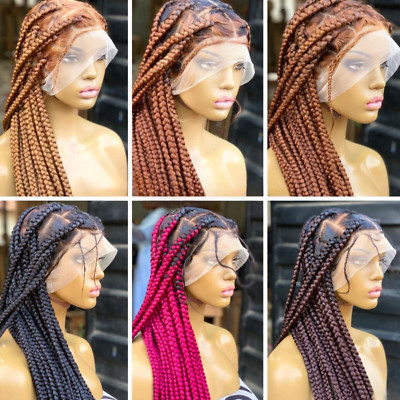 Jumbo Knotless Braided Wig Box braids Full lace braids wig Senegalese