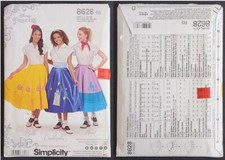 SIMPLICITY 8628-"BELLE/CINDERELLA/ARIEL"-DISNEY PRINCESS-BRAND NEW  COMPLETE