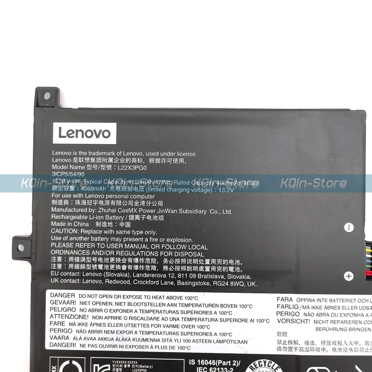 New Genuine L22M3PG0 L22X3PG0 Battery for Lenovo IdeaPad Slim 3