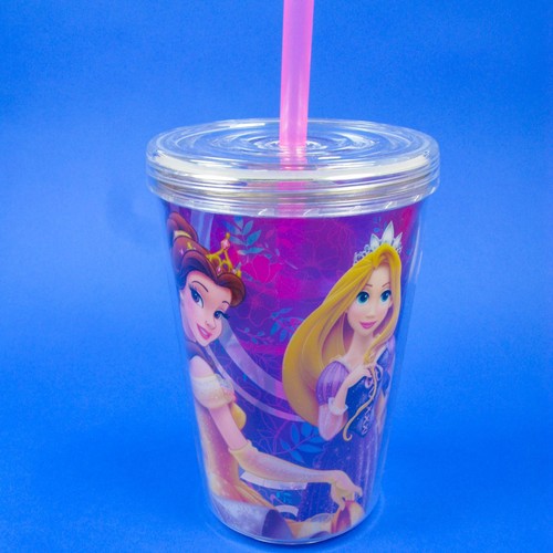 MINNIE MOUSE PRINCESS DORA HELLO KITTY 13oz INSULATED DRINK WATER CUP W/ STRAW - Picture 6 of 21