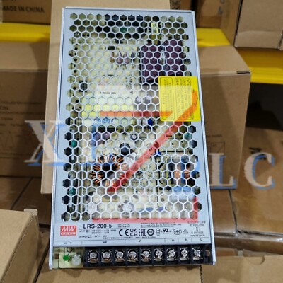 1PCS  New Mean Well LRS-200-5 |5V40A Switch Power Supply In Box*