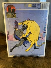 Vintage Golden Books Adventures Of Batman Robin 1995 FRAME-TRAY Puzzles, 8238