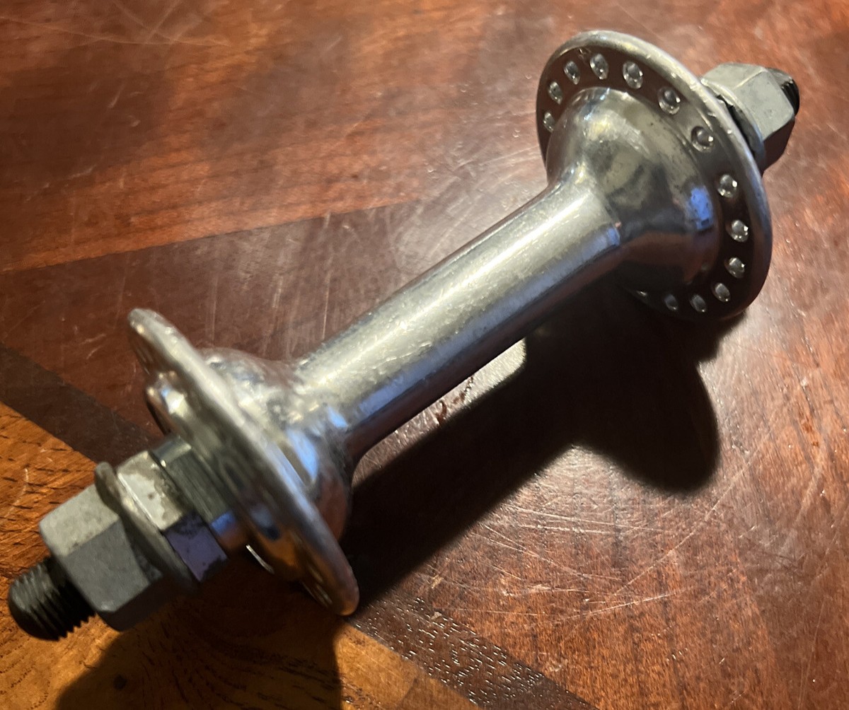 Old School Suzue 36h Front Hub Axle 36-hole Japan Vintage - NOS | eBay