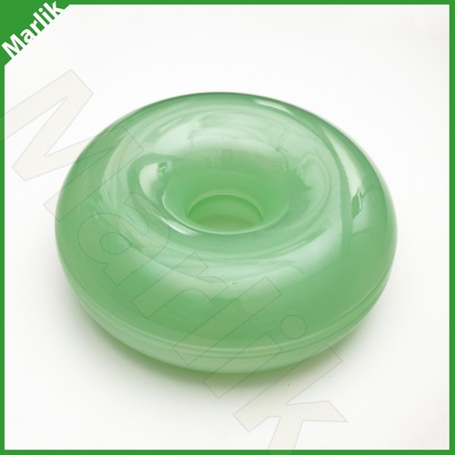 Ikea VARMBLIXT Donut Shape Serving Bowl w Lid by Sabine Marcelis Glass