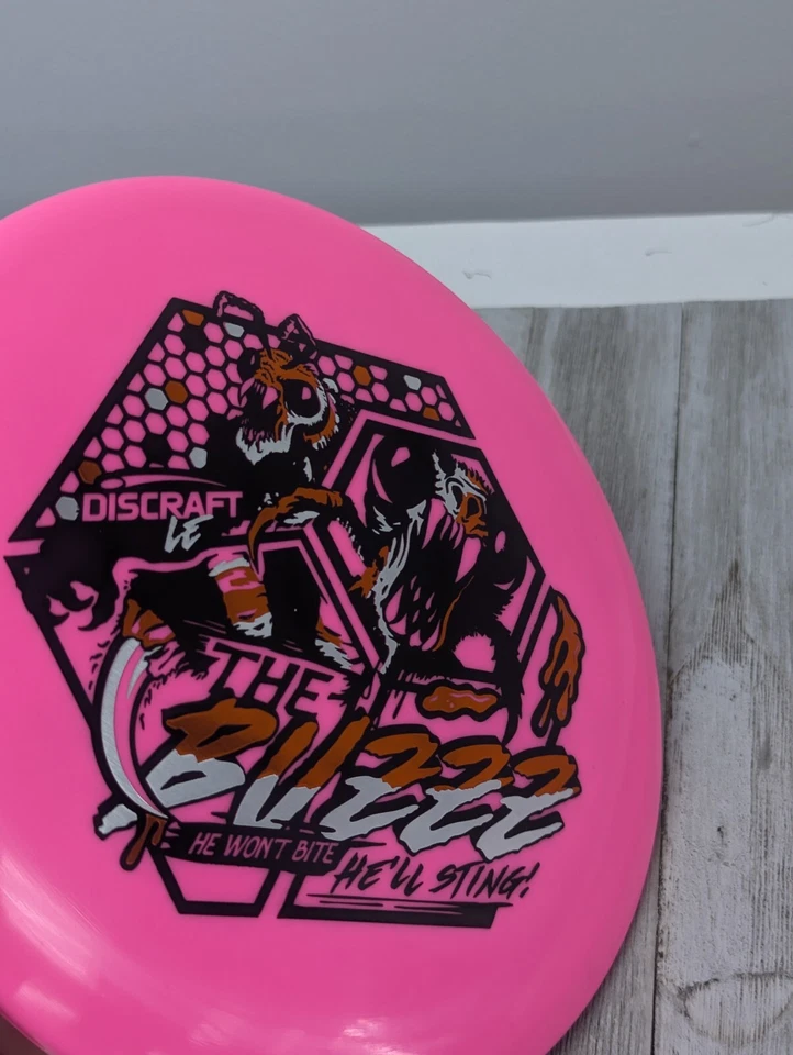 New Discraft Ledgestone 2025 Trifoil ESP Buzzz Midrange Golf Disc 175-176 Grams - Image 3 of 4