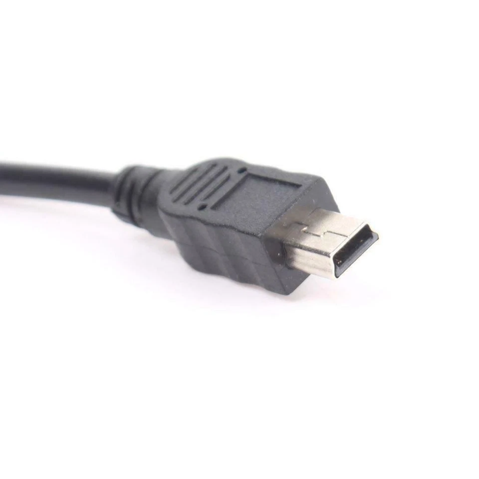 Mini USB 5pin Male to USB-B 2.0 Female with Panel Mount Printer Cable 50cm  - Image 3 of 3
