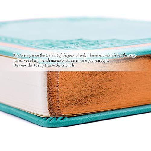 Leatherette Vintage Journal Hard Cover Lined Notebook Old Looking A5 Teal - 第 4/6 張圖片