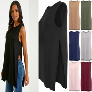 long sleeveless top