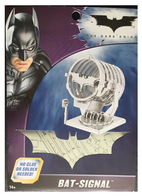 Fascinations Metal Earth Batman  Dark Knight Bat-Signal 3D laser cut Model Kit 