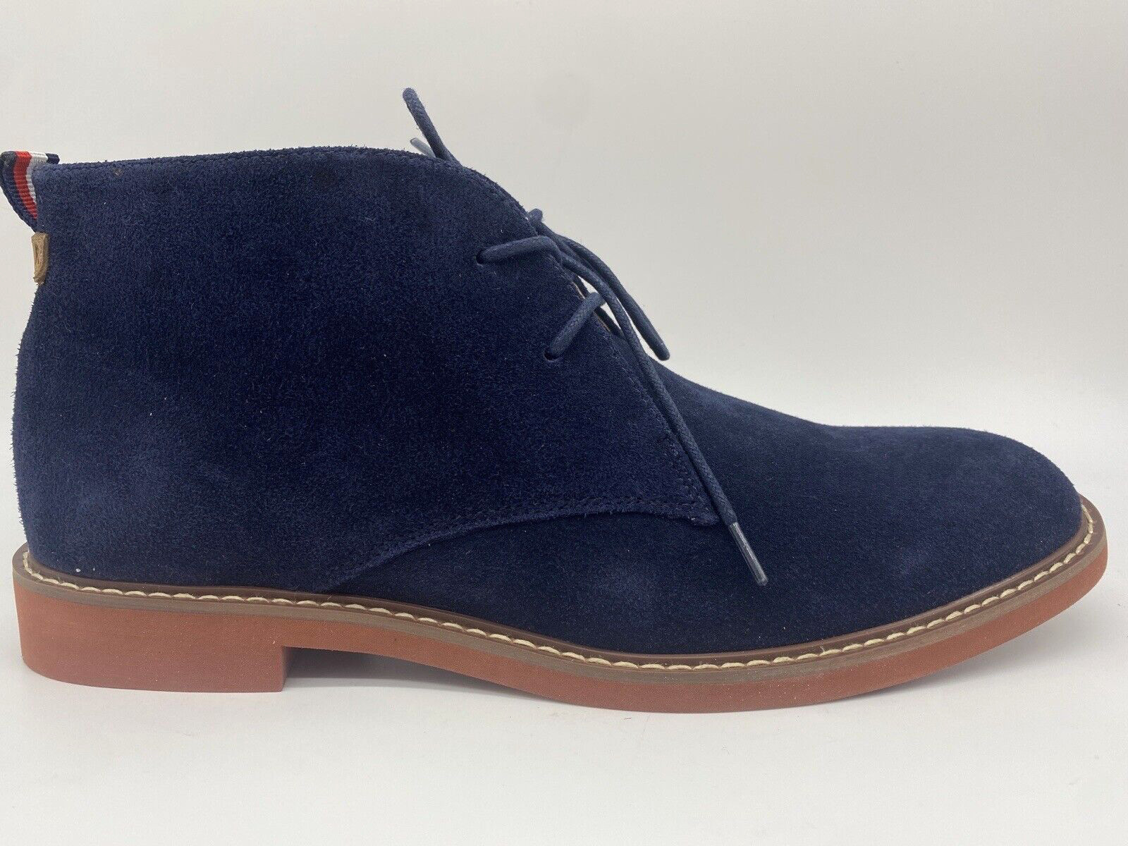NEW Tommy Hilfiger Gervis BootS Chukka  For Mens SZ 9.5 In Dark Blue Suede Z