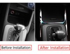 <!--F#f_0-->For Kia Forte K3 2014-2018 Chrome Steel Center Console Gear Shift Frame Trim 1PC<!--F/-->