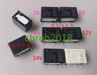 3 PCS NEW IN BOX HF HF32FA 012-ZS2 home appliance electromagnetic relay