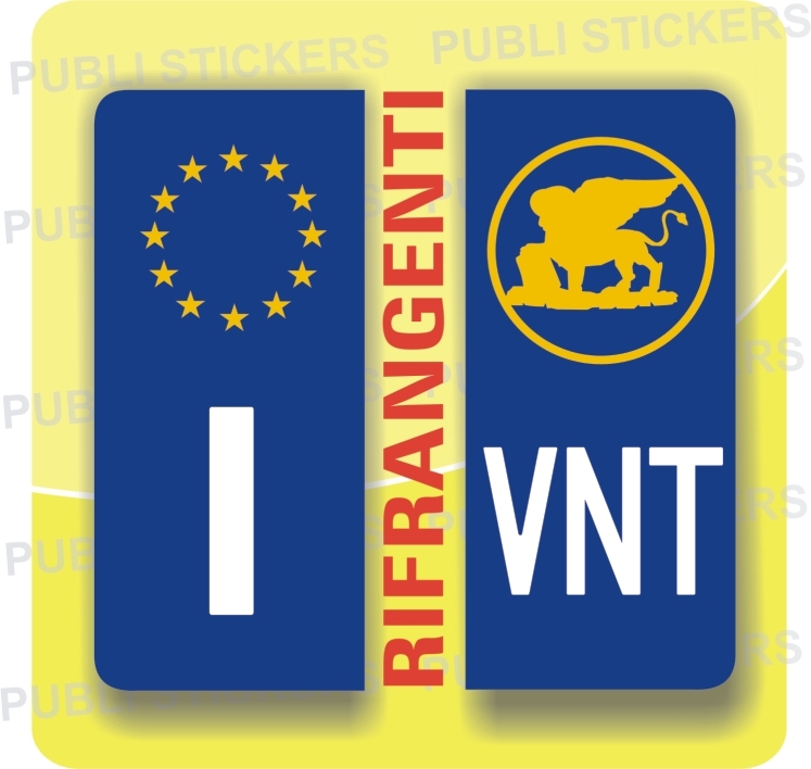 ADESIVI Targa AUTO ANNO E PROVINCIA RIFRANGENTI - PER CONCESSIONARIA AUTO - Foto 10