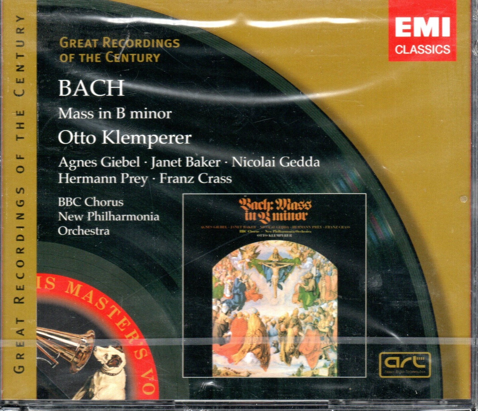 J S BACH - MASS IN B MINOR - GIEBEL - BAKER - GEDDA - PREY - KLEMPERER