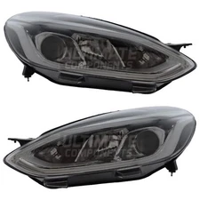 Ford Fiesta Mk8 B479 2017-2020 Projector Headlights With LED DRL Headlamps Pair