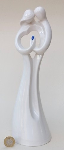 Circle of Love Figurine 'Twenty Five Loving Years' Porcelain Couple Enesco 2003 - Picture 3 of 7