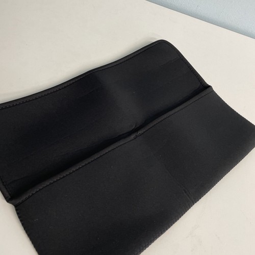 Neoprene Storage Bag Envelope Closure Black NEW 13.75x5 inches cable storage, et - Picture 4 of 12