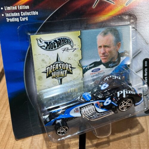 Hot Wheels 2003 Treasure Hunt Hammered Coupe Mark Martin Card - 1:64 Diecast - Picture 2 of 4