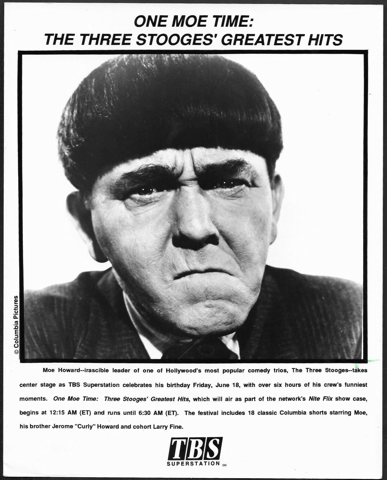 Moe Three Stooges Original