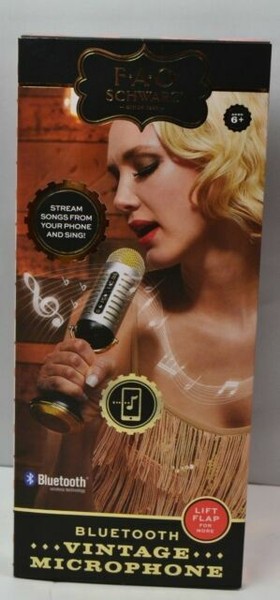 fao schwarz vintage microphone