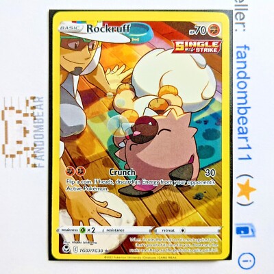 Rockruff FULL ART TRAINER GALLERY CHR TG07/TG30 Silver Tempest 2022 Pokemon TCG | eBay Rockruff FULL ART TRAINER GALLERY CHR TG07/TG30 Silver Tempest 2022 Pokemon TCG | eBay