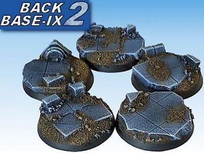 5 40mm Resin Scenic Bases Square Forest Warhammer 