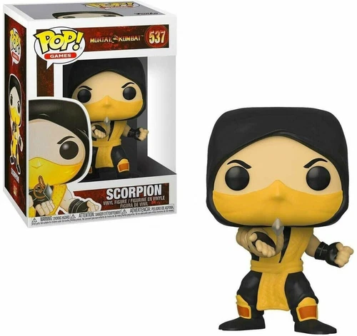 Funko Pop! Mortal Kombat Games Scorpion Vinyl Figure #537 BNIB