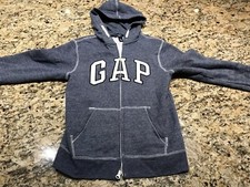 Full Zip Fleece Sweatshirt  Gap - Size Large Youth