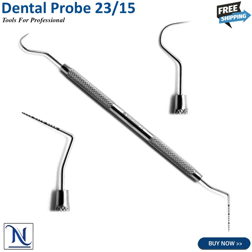 Sonde Dentali Explorer 23 Sonda Per Esame Odontoiatrico 23 Sonde Dentali Explorer 23 Sonda Per Esame Odontoiatrico 23