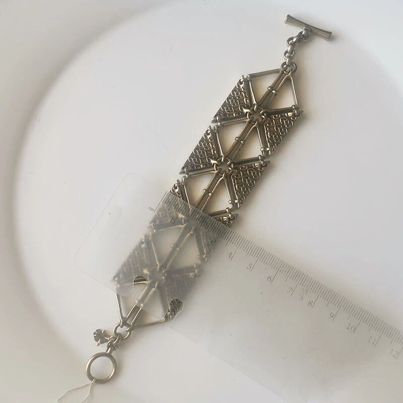 Nuevo 7.5" Lucky Brand Pulsera Floral Regalo Vintage Mujeres Joyería 2 Colores Elegidos Foto 4 de 4