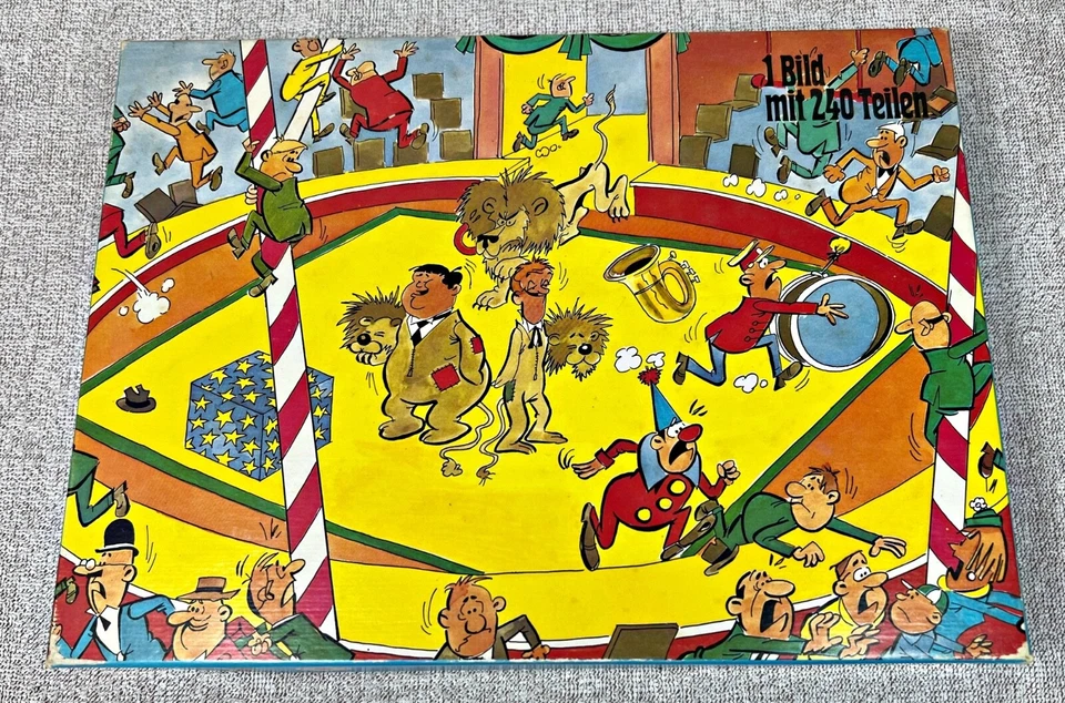 RARO PUZZLE STANLIO E OLLIO * DICK UND DOOF II * MADE IN W.GERMANY 1973 ASS - Immagine 2 di 4