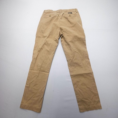 Banana Republic Emerson Chino Pants Mens 32 x 32 (30" Inseam) Tan 100% Cotton - Picture 2 of 9