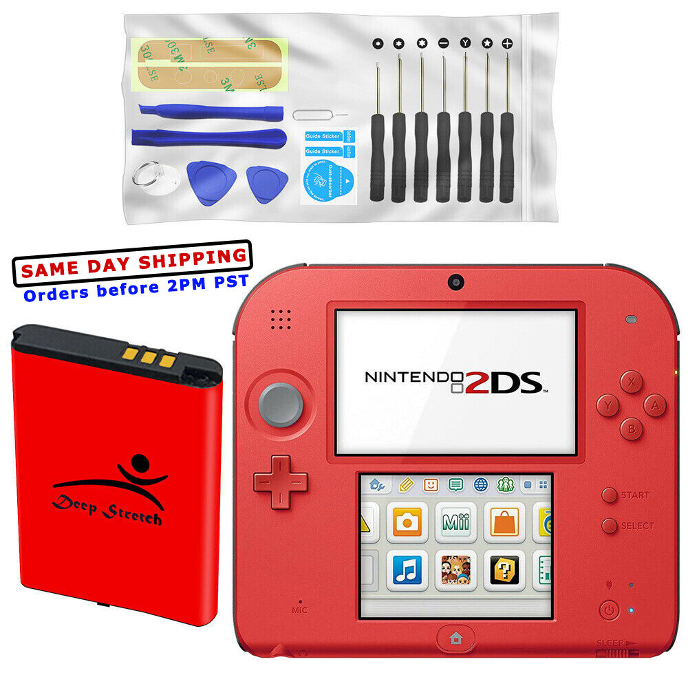 Upgraded 1650mAh Replacement Battery Tools for Nintendo 2DS FTR-001 Game  Console | eBay