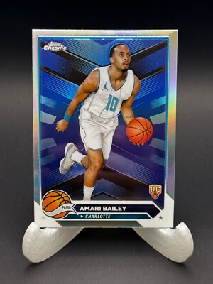 Amari Bailey Rookie RC Silver Holo #172 2023-24 Topps Chrome Basketball